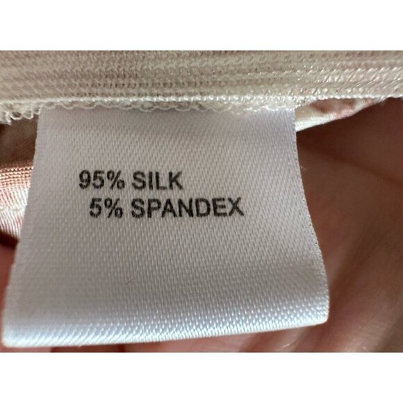 St. John Womens Silk V Neck Faux wrap Pink Snakeskin Print Sleeveless Top Size 4 - Picture 4 of 7